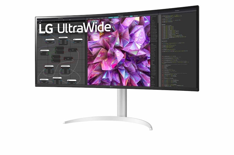 LG Curved 37,5 Zoll-21:9-UltraWide™-Monitor mit QHD+ (3.840 x 1.600), 38WQ75C-W