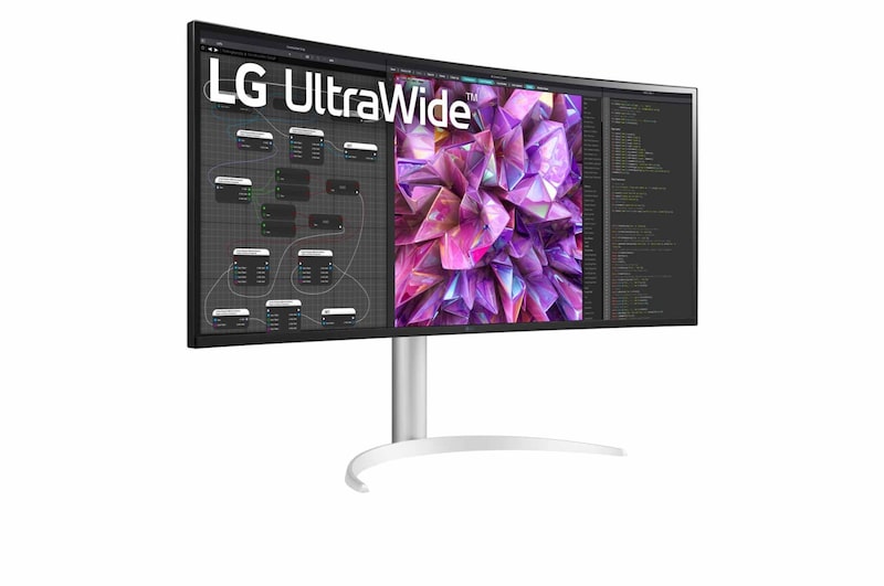 LG Curved 37,5 Zoll-21:9-UltraWide™-Monitor mit QHD+ (3.840 x 1.600), 38WQ75C-W
