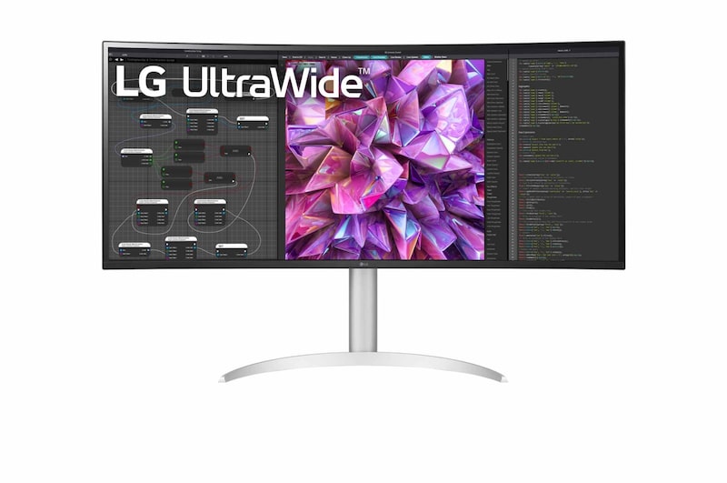LG Curved 37,5 Zoll-21:9-UltraWide™-Monitor mit QHD+ (3.840 x 1.600), 38WQ75C-W
