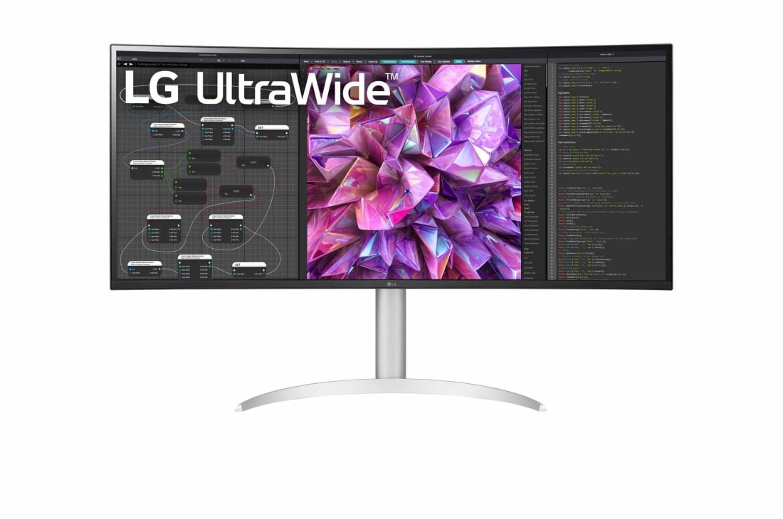 LG Curved 37,5 Zoll-21:9-UltraWide™-Monitor mit QHD+ (3.840 x 1.600), 38WQ75C-W