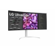 LG Curved 37,5 Zoll-21:9-UltraWide™-Monitor mit QHD+ (3.840 x 1.600), 38WQ75C-W