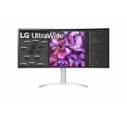 Vorderseite von Curved 37,5 Zoll-21:9-UltraWide™-Monitor mit QHD&#43; (3.840 x 1.600) 38WQ75C-W