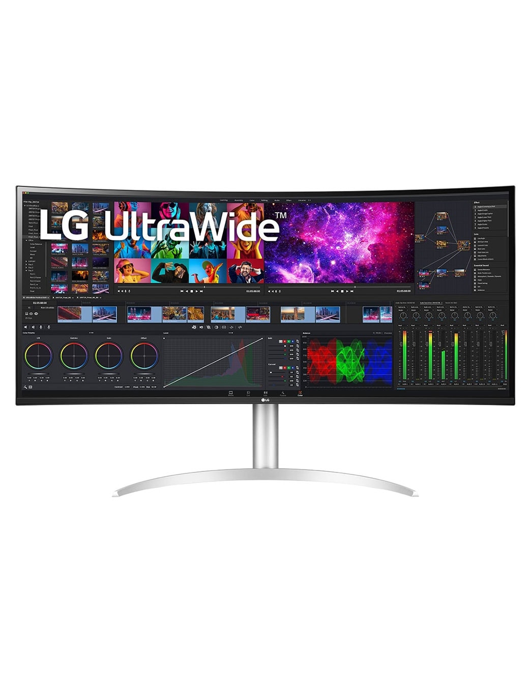 新品LG電子 39.7型 5KNano IPS 曲面型 液晶40WP95C-W MZ_1.jpg