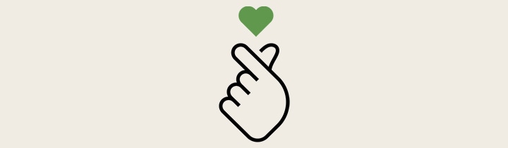 Logo „Finger-Herz“.