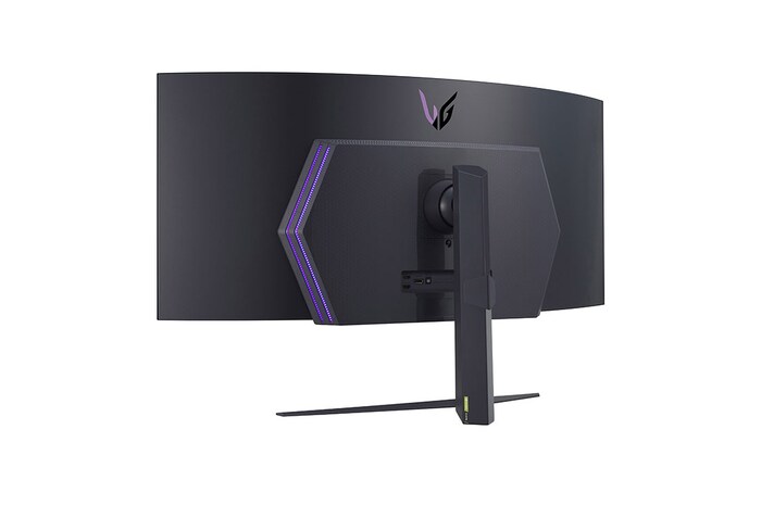 LG UltraGear™ 45 Zoll OLED Curved Gaming Monitor mit 0.03ms, 240Hz, WQHD Auflösung, HDR10, 45GR95QE