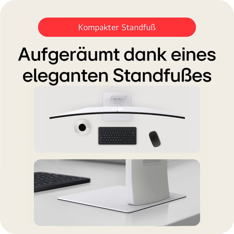 LG 49 Zoll UltraWide Dual QHD (5.120 x 1.440) Curved Nano-IPS-Display mit 144 Hz, 49U950A-W