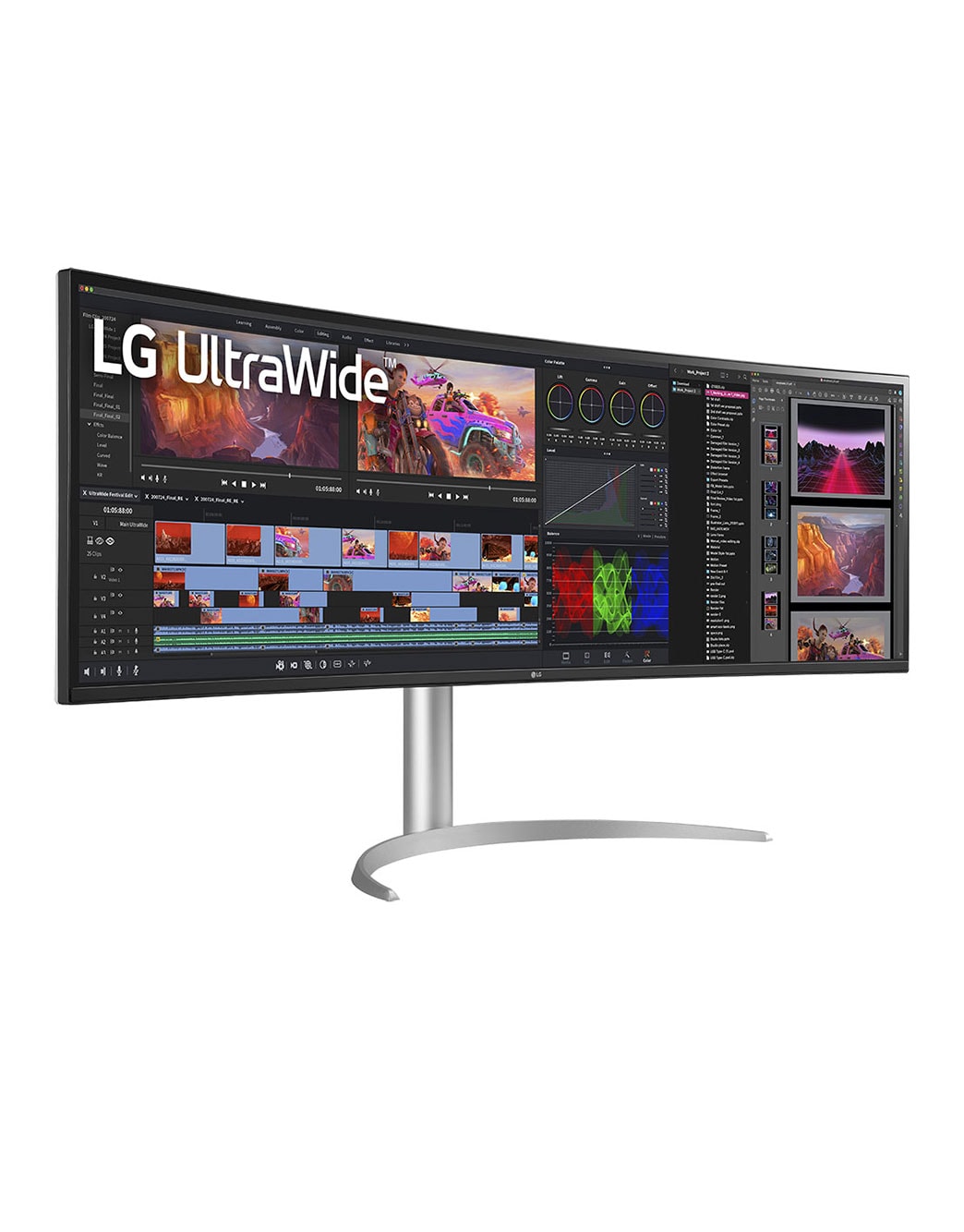 LG モニター ディスプレイ 49WQ95C-W(49インチ) UltraWide Dual QHD Monitor 49