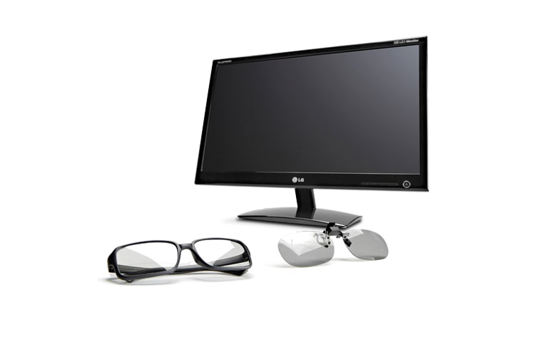 LG CINEMA 3D-Monitor mit Full HD-Panel, integriertem 2D-zu-3D-Konverter und ultraleichten Polarisationsbrillen, D2542P