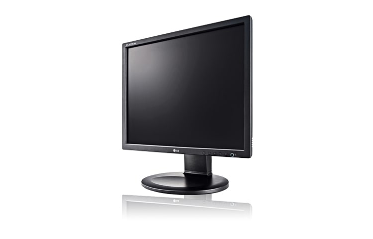 LG 48,26 cm (19“) ergonomischer LED Monitor mit Pivot-Funktion, umweltfreundlicher LED Technologie, hohen Kontrasten von 5.000.000:1 und integrierten Lautsprechern, E1910PM