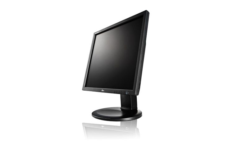 LG 48,26 cm (19“) ergonomischer LED Monitor mit Pivot-Funktion, umweltfreundlicher LED Technologie, hohen Kontrasten von 5.000.000:1 und integrierten Lautsprechern, E1910PM