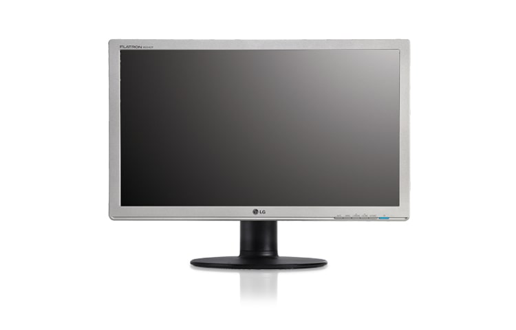 Vorderseite von Energiesparender 60,96 cm (24“) Full HD Monitor im edlen Schwarz-Silber-Design W2442PA