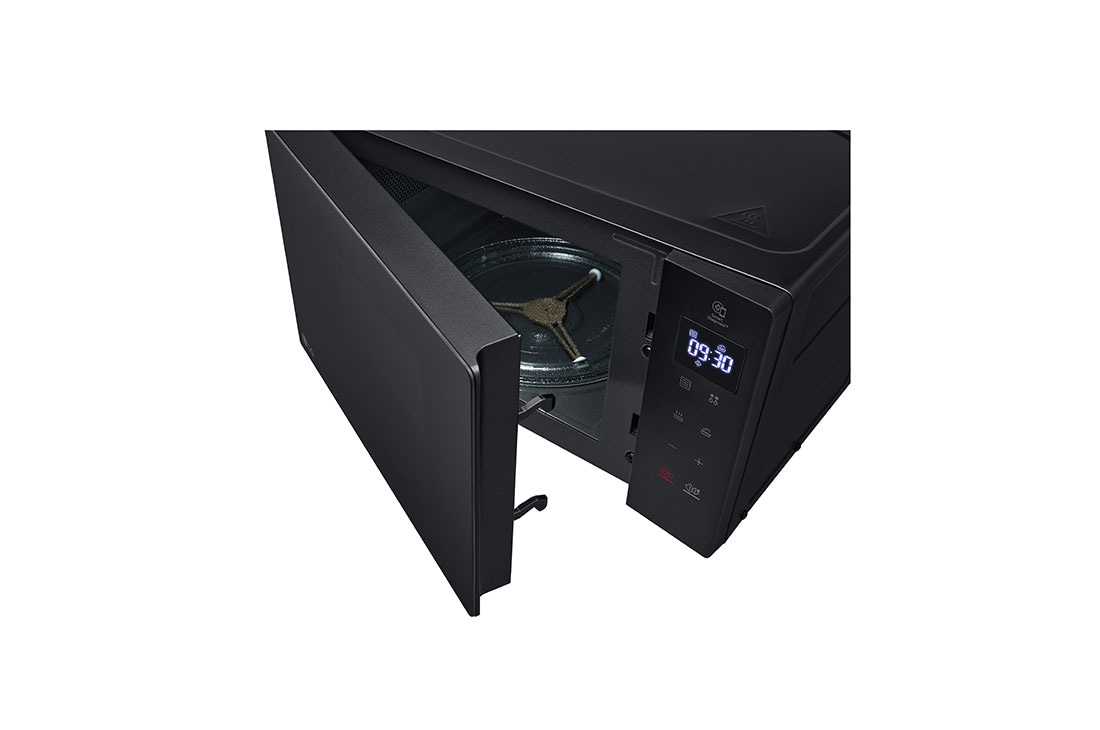 LG Solo-Mikrowelle Schwarz (20 L, 700 Watt) mit EasyClean | MS2032GAS, MS2032GAS