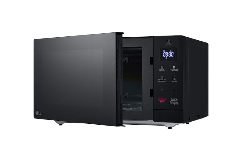 LG Solo-Mikrowelle Schwarz (30 L, 700 Watt) mit EasyClean | MS3032JAS, MS3032JAS