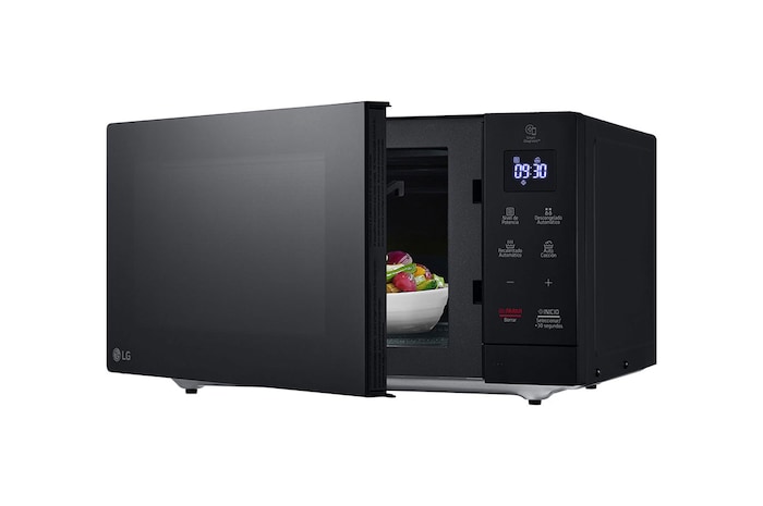 LG Solo-Mikrowelle Schwarz (30 L, 700 Watt) mit EasyClean | MS3032JAS, MS3032JAS