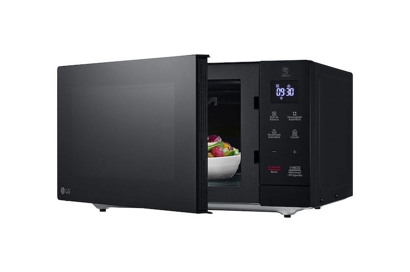 LG Solo-Mikrowelle Schwarz (30 L, 700 Watt) mit EasyClean | MS3032JAS, MS3032JAS