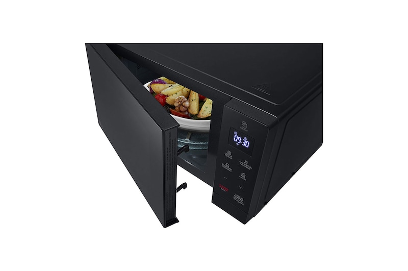 LG Solo-Mikrowelle Schwarz (30 L, 700 Watt) mit EasyClean | MS3032JAS, MS3032JAS