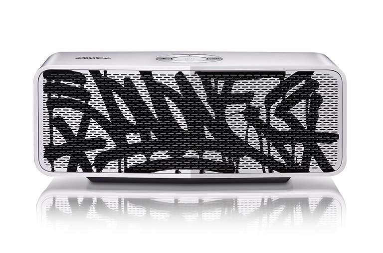Vorderseite von 2.0 tragbarer Bluetooth-Lautsprecher | XBOOM Go | Art51 | Dual Stereo Play Art51