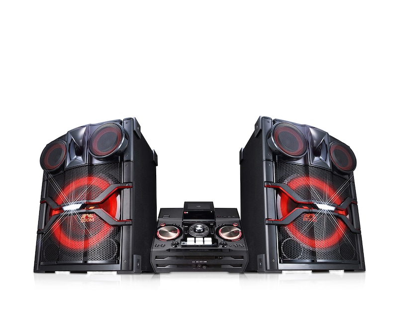 LG Micro Hi-Fi Anlage mit 2.900 Watt | Bluetooth, CD & Radio | USB | Auto DJ & Smart DJ, CM9740