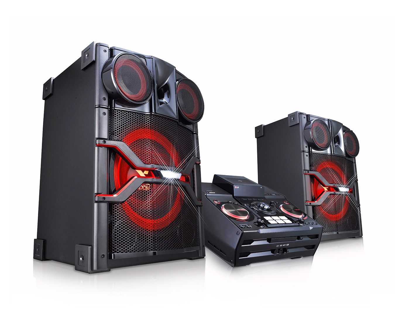 LG Micro Hi-Fi Anlage mit 2.900 Watt | Bluetooth, CD & Radio | USB | Auto DJ & Smart DJ, CM9740
