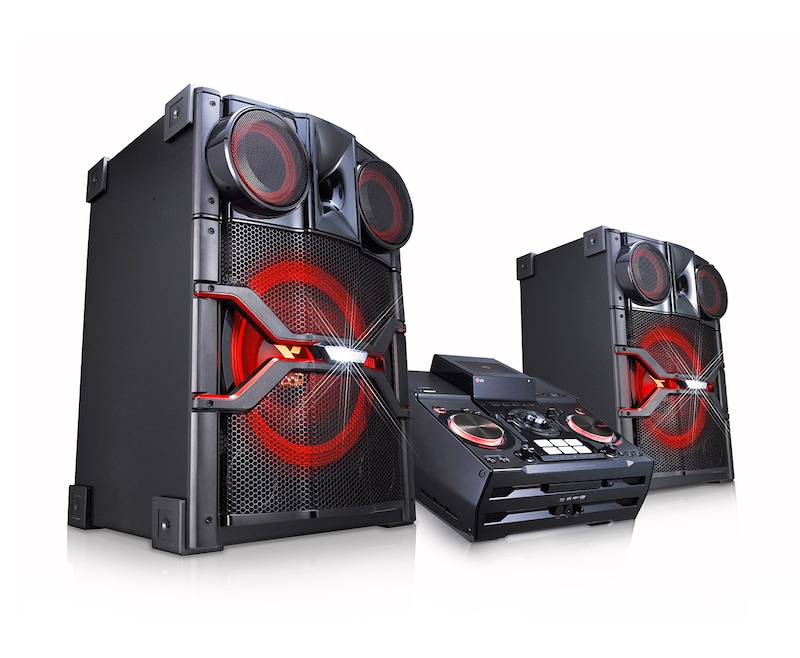 LG Micro Hi-Fi Anlage mit 2.900 Watt | Bluetooth, CD & Radio | USB | Auto DJ & Smart DJ, CM9740