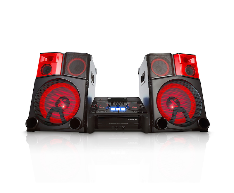 LG Micro Hi-Fi Anlage mit 4.400 Watt | Bluetooth, CD & Radio | USB | Auto DJ & Smart DJ, CM9950