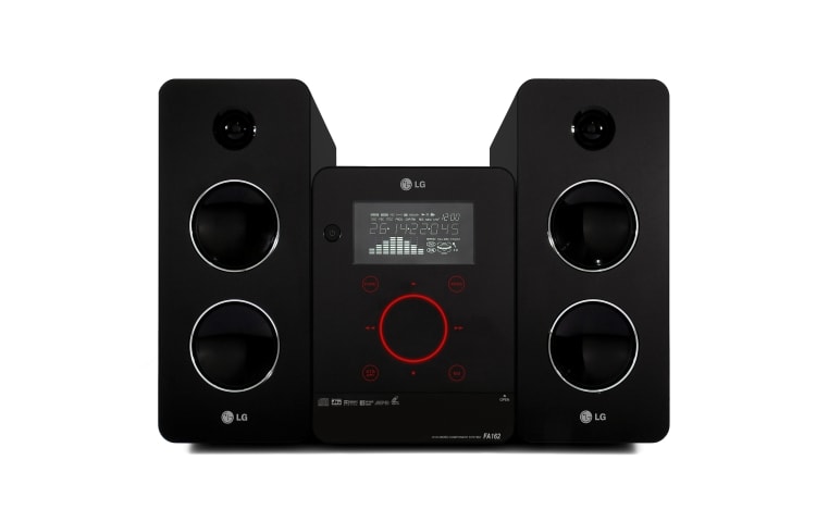 Vorderseite von Micro Hi-Fi Anlage mit 160 Watt | CD &amp; Radio | USB FA162