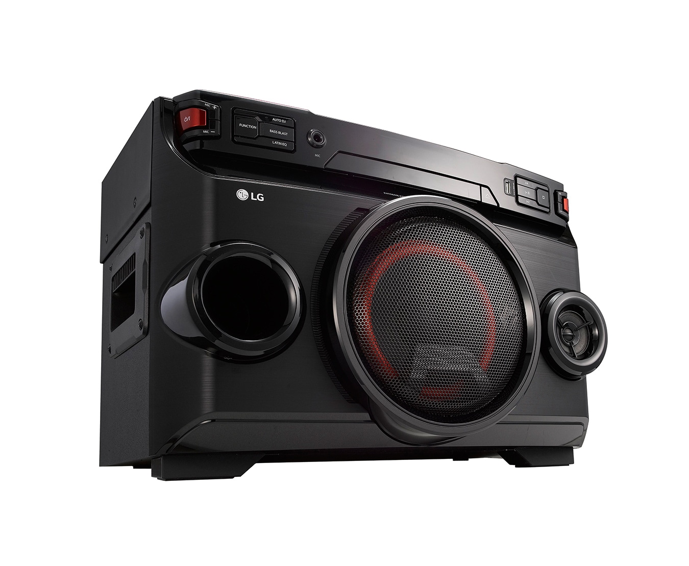 Vorderseite von High Power Hi-Fi Anlage mit 220 Watt | XBOOM | Bluetooth, CD &amp; Radio | USB | Auto DJ OM4560