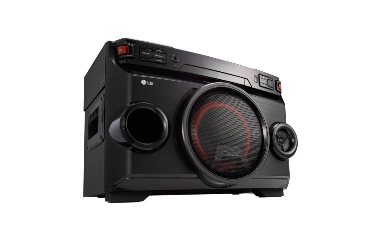 Vorderseite von High Power Hi-Fi Anlage mit 220 Watt | XBOOM | Bluetooth, CD &amp; Radio | USB | Auto DJ OM4560