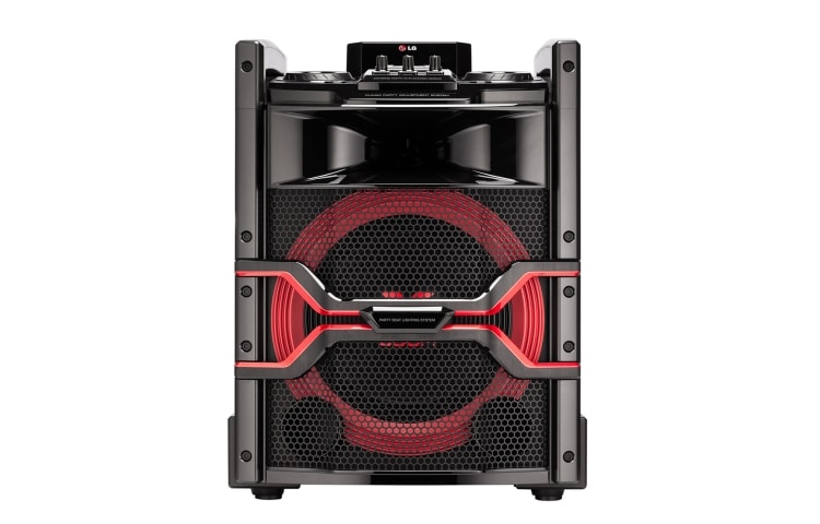 Vorderseite von High Power Hi-Fi Anlage mit 500 Watt | Bluetooth &amp; Radio | USB | Auto DJ OM5542