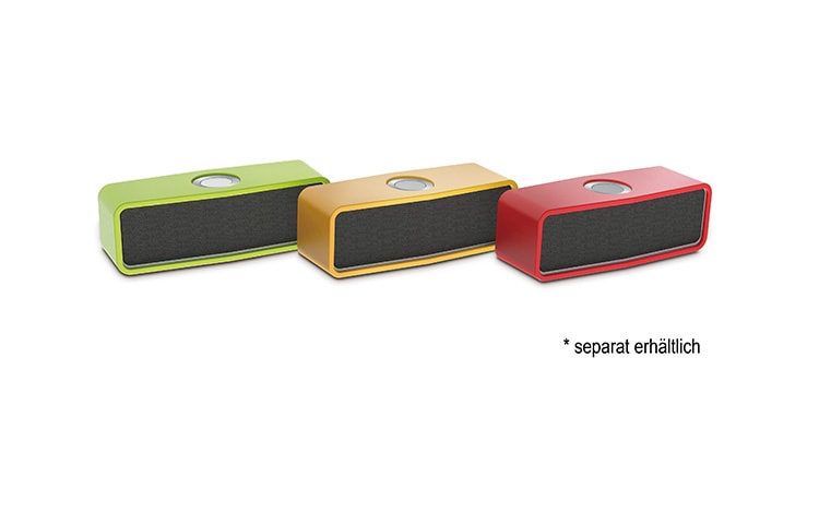 LG 2.0 tragbarer Bluetooth-Lautsprecher in Silber mit 20 Watt | XBOOM Go , P7 (NA8550)