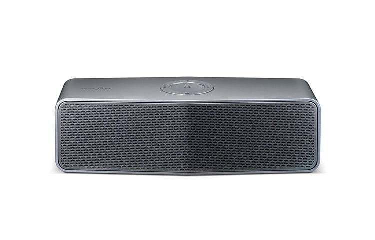 Vorderseite von 2.0 tragbarer Bluetooth-Lautsprecher in Silber mit 20 Watt | XBOOM Go  P7 (NA8550)