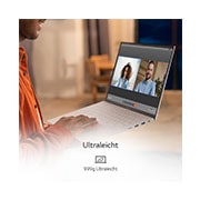 LG 14'' Notebook mit Windows 11 Home | Intel® Core™ i5 Prozessor | 16GB LPDDR5 RAM | 512GB SSD | 72-WH-Akku | 14Z90Q-G.AA54G, 14Z90Q-G.AA54G
