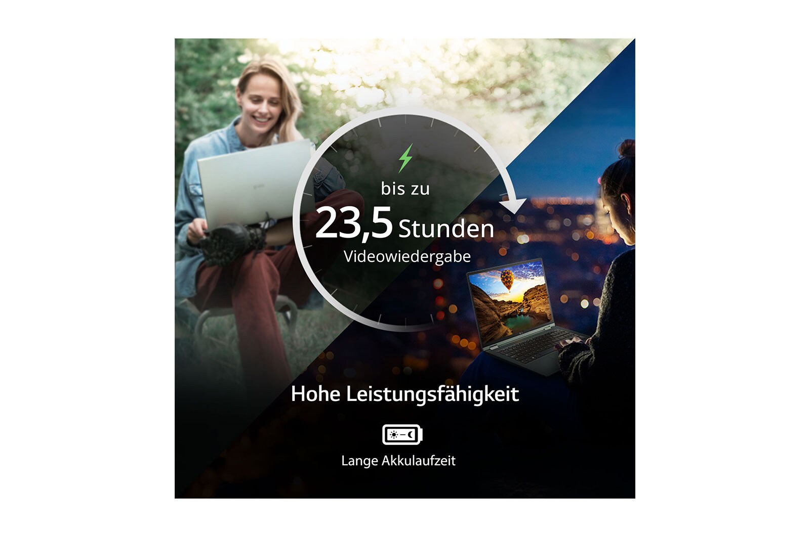LG 14'' Notebook mit Windows 11 Home | Intel® Core™ i7 Prozessor | 16GB LPDDR5 RAM | 1TB SSD | 72-WH-Akku | 14Z90Q-G.AA79G, 14Z90Q-G.AA79G