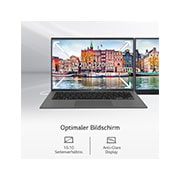 LG 14'' Notebook mit Windows 11 Home | Intel® Core™ i7 Prozessor | 16GB LPDDR5 RAM | 1TB SSD | 72-WH-Akku | 14Z90Q-G.AA79G, 14Z90Q-G.AA79G