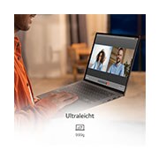 LG 14'' Notebook mit Windows 11 Home | Intel® Core™ i7 Prozessor | 16GB LPDDR5 RAM | 1TB SSD | 72-WH-Akku | 14Z90Q-G.AA79G, 14Z90Q-G.AA79G