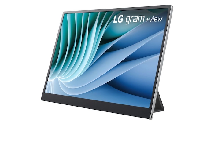 LG gram 16 Zoll +view Portable Monitor | WQXGA, 16:10 IPS Display, USB Type-C, 45W Power Delivery, 16MR70