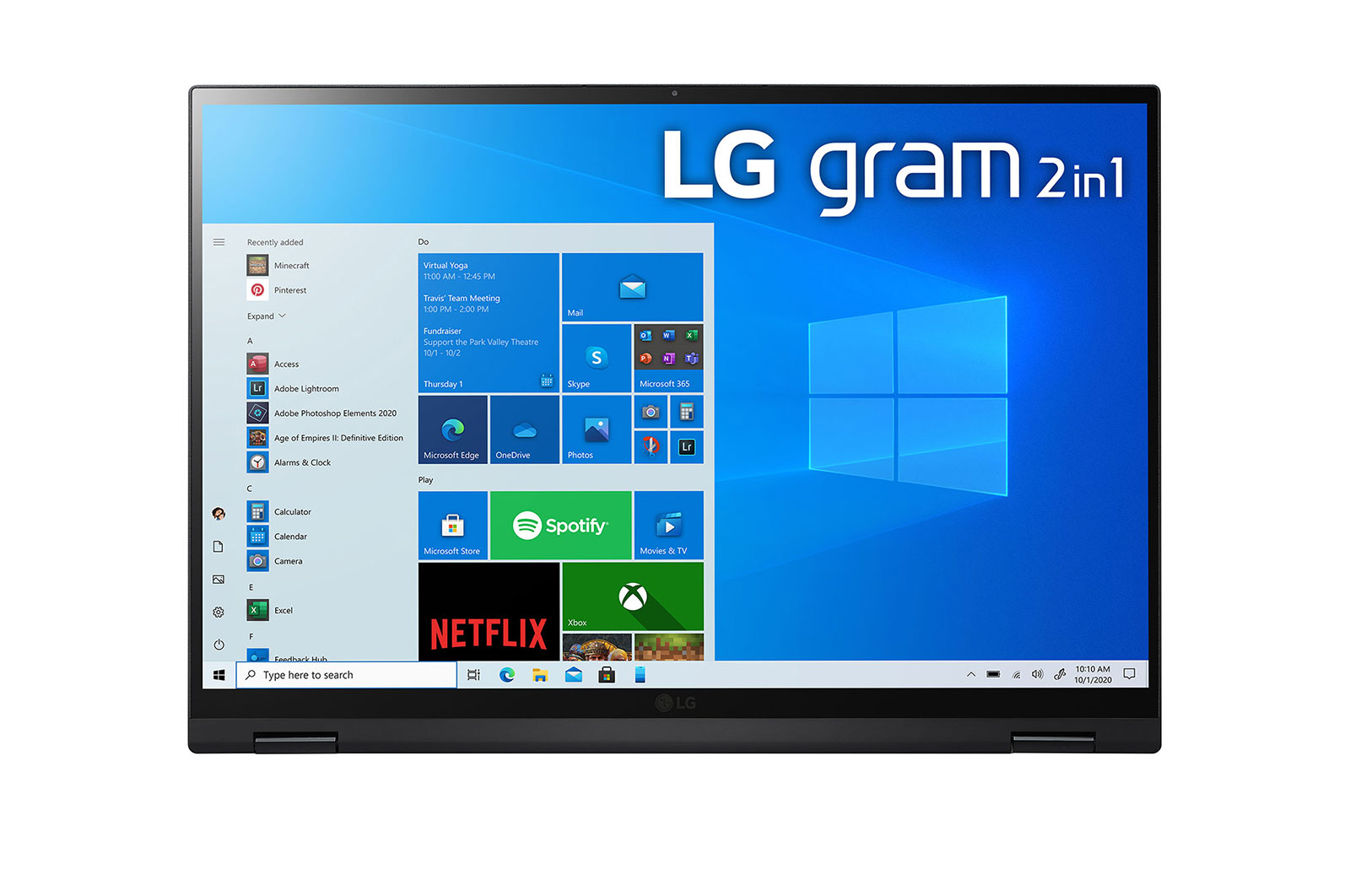 LG 16'' Convertible mit Windows 11 Home | Intel® Core™ i7 Prozessor | 16GB LPDDR4X RAM | 1TB SSD | 2in1 Notebook | 16T90P-G.AA78G, 16T90P-G.AA78G