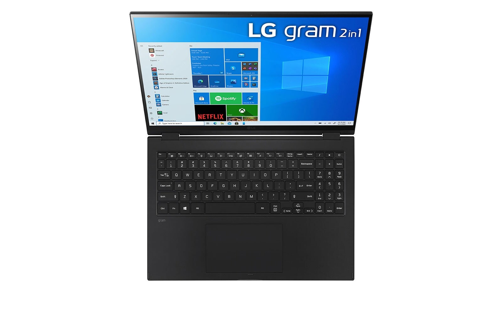 LG 16'' Convertible mit Windows 11 Home | Intel® Core™ i7 Prozessor | 16GB LPDDR4X RAM | 1TB SSD | 2in1 Notebook | 16T90P-G.AA78G, 16T90P-G.AA78G