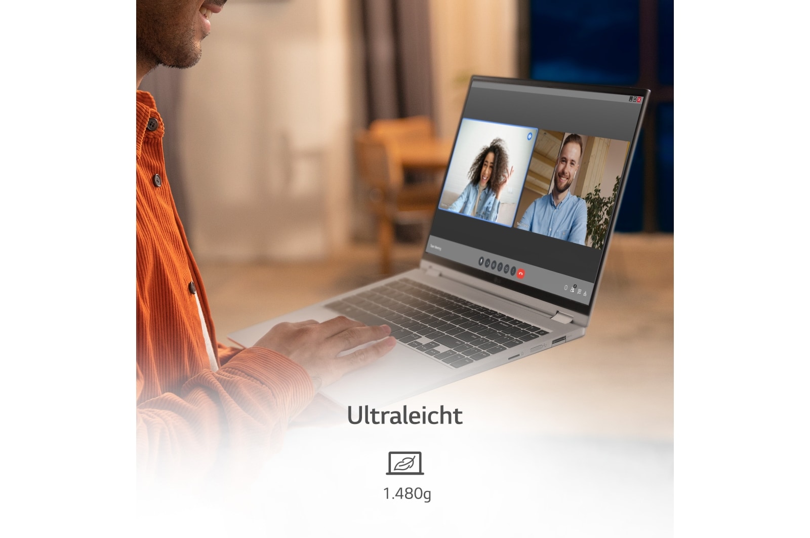 LG 16'' Convertible mit Windows 11 Home | Intel® Core™ i7 Prozessor | 16GB LPDDR5 RAM | 512GB SSD | 2in1 Notebook | 16T90Q-G.AA76G, 16T90Q-G.AA76G