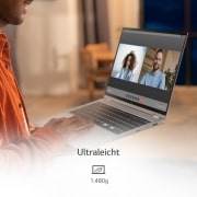 LG 16'' Convertible mit Windows 11 Home | Intel® Core™ i7 Prozessor | 16GB LPDDR5 RAM | 512GB SSD | 2in1 Notebook | 16T90Q-G.AA76G, 16T90Q-G.AA76G