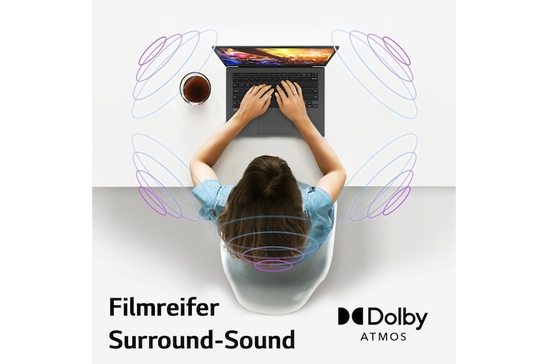 LG 16 Zoll Notebook mit Windows 11 Home | Intel® Core™ i7 Prozessor | 32GB LPDDR5 RAM | 2TB SSD | 80-WH-Akku | 16Z90R-G.AD7CG, 16Z90R-G.AD7CG