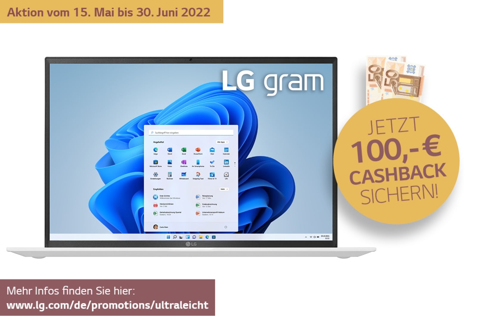 LG 17" Ultraleichtes Notebook mit Intel® Core™ Prozessor der 11. Generation und 80-WH-Akku, 17Z90P-G.AA87G