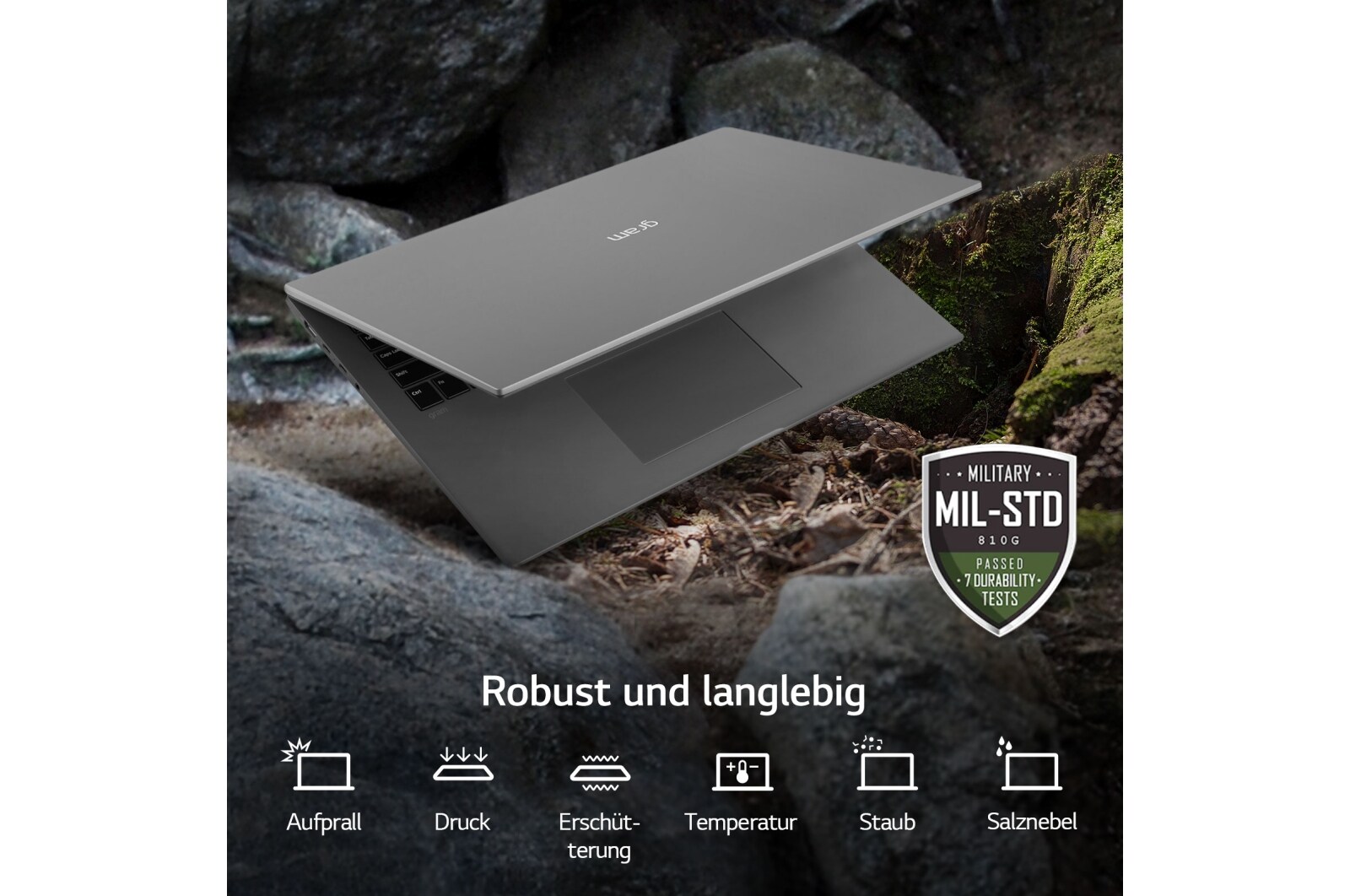 LG 17'' Notebook mit Windows 11 Home | Intel® Core™ i7 Prozessor | 16GB LPDDR5 RAM | 1TB SSD | 80-WH-Akku | 16Z90Q-G.AA79G, 17Z90Q-G.AA79G