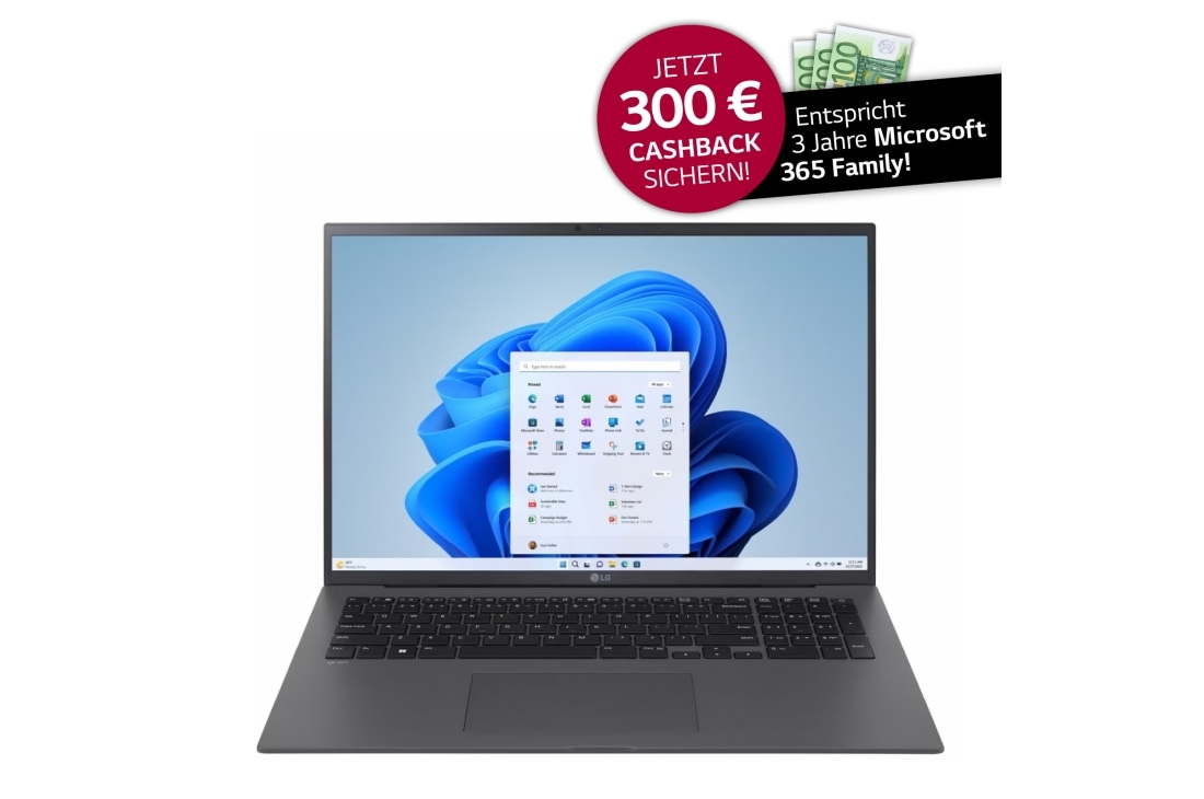 17 Zoll Notebook mit Windows 11 Home | Intel® Core™ i7 Prozessor | 16GB ...
