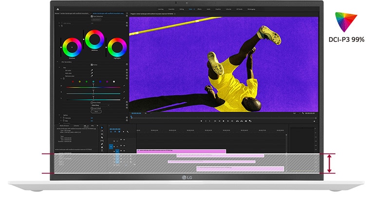 In der Animation wird ein hochauflösendes Bild im Seitenverhältnis 16:10 gezeigt.