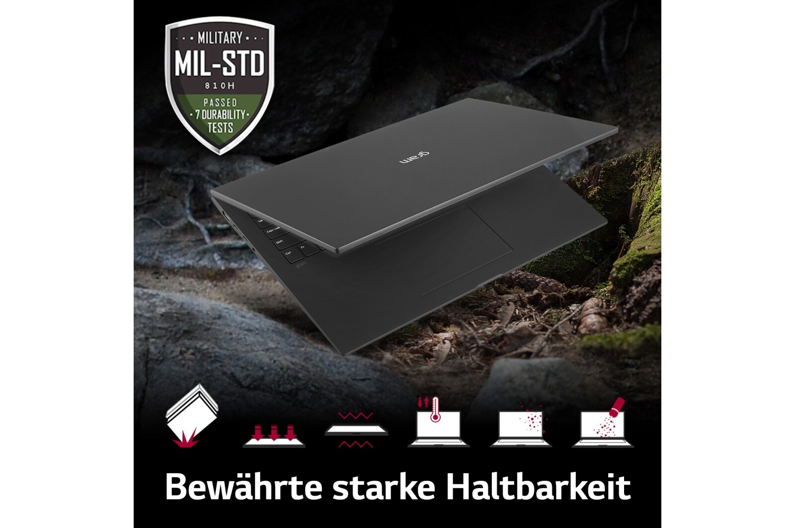 LG 17 Zoll Notebook mit Windows 11 Home | Intel® Core™ i7 Prozessor  | 16GB LPDDR5 RAM | 1TB SSD | 80-WH-Akku | 17Z90R-G.AA79G, 17Z90R-G.AA79G