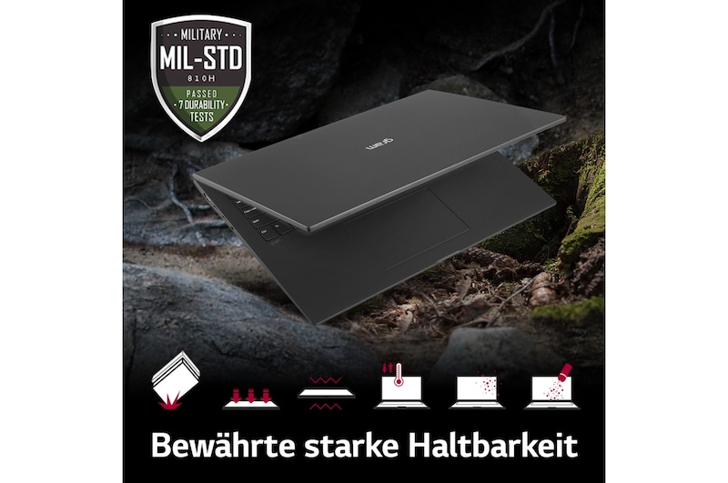 LG 17 Zoll Notebook mit Windows 11 Home | Intel® Core™ i7 Prozessor  | 16GB LPDDR5 RAM | 1TB SSD | 80-WH-Akku | 17Z90R-G.AA79G, 17Z90R-G.AA79G
