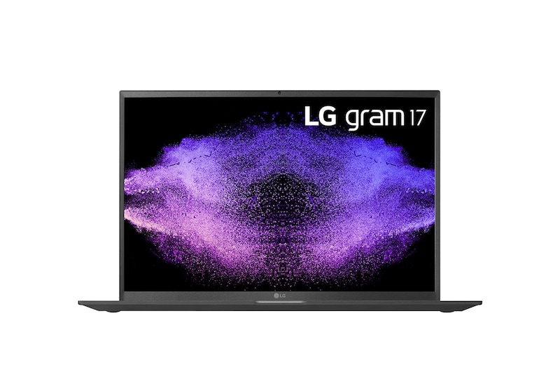 Vorderseite von 17 Zoll Notebook mit Windows 11 Home | Intel® Core™ i7 Prozessor | 16GB LPDDR4x RAM | 1TB SSD | 80-WH-Akku | 17ZB90R-G.AA78G 17ZB90R-G.AA78G