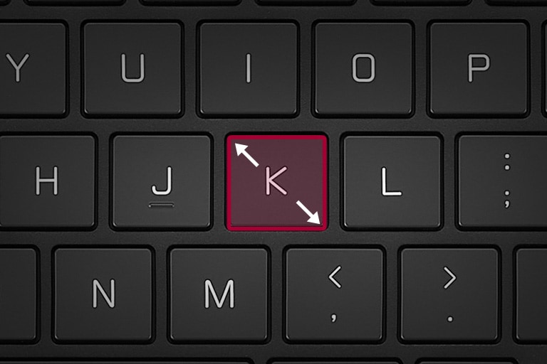 Expanded Keycaps ermöglichen nahtloses Tippen und reduzieren Tippfehler.