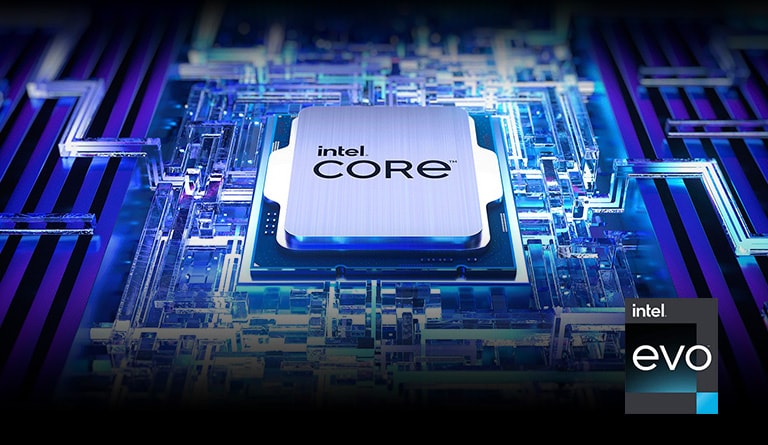 Es zeigt den Intel® Core™-Chip.